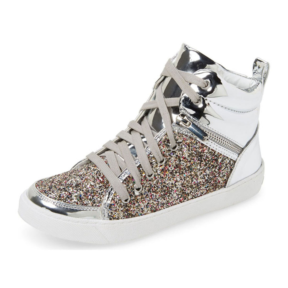 fashion trends comfortable pink silver glitter wholesale china kid shoe YH1218