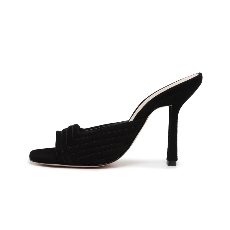 Black sexy lady high heels fashion Pump Shoes wholesale custom