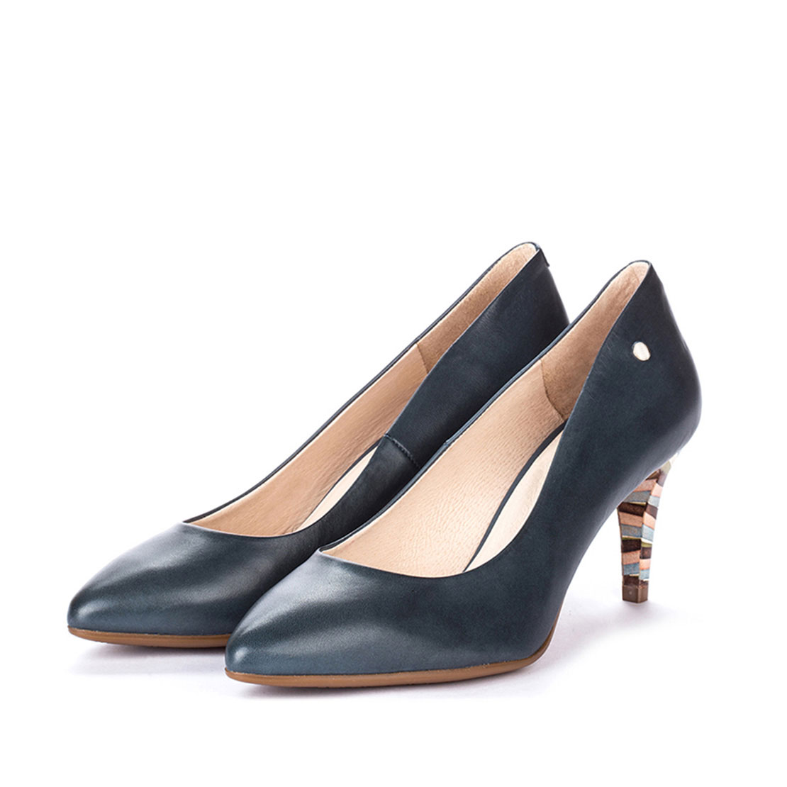 Genuine leather women business pump shoes YB2075 - Pump Shoes ...